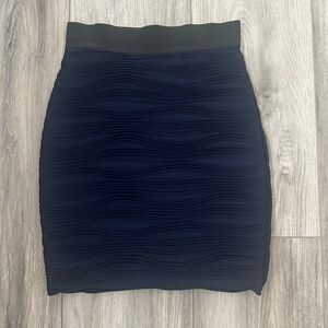 Navy Mini Skirt
